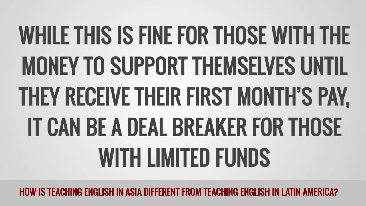 ITTT FAQs – How is teaching English in Asia different from teaching English in Latin America?