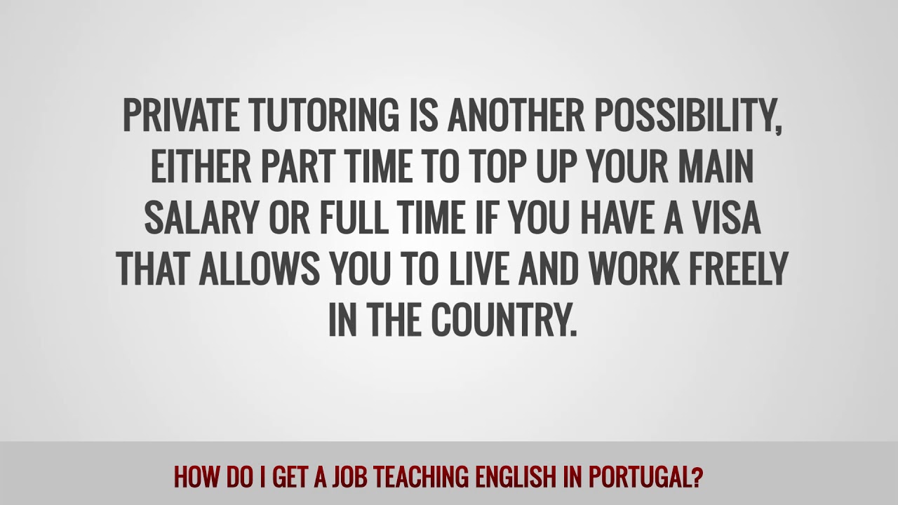 ITTT FAQs – How do I get a job teaching English in Portugal